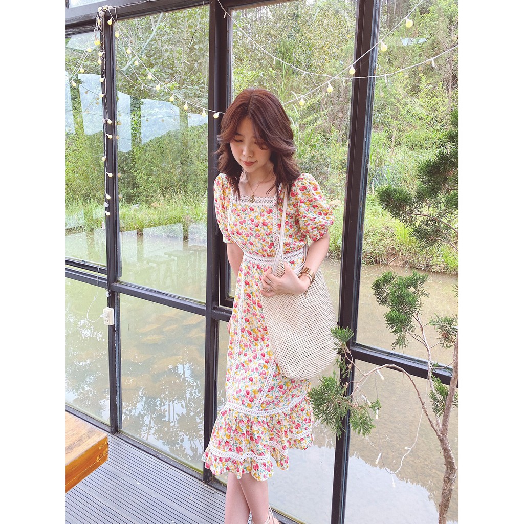 Đầm hoa phối ren Renee Dress Gem Clothing SP060286