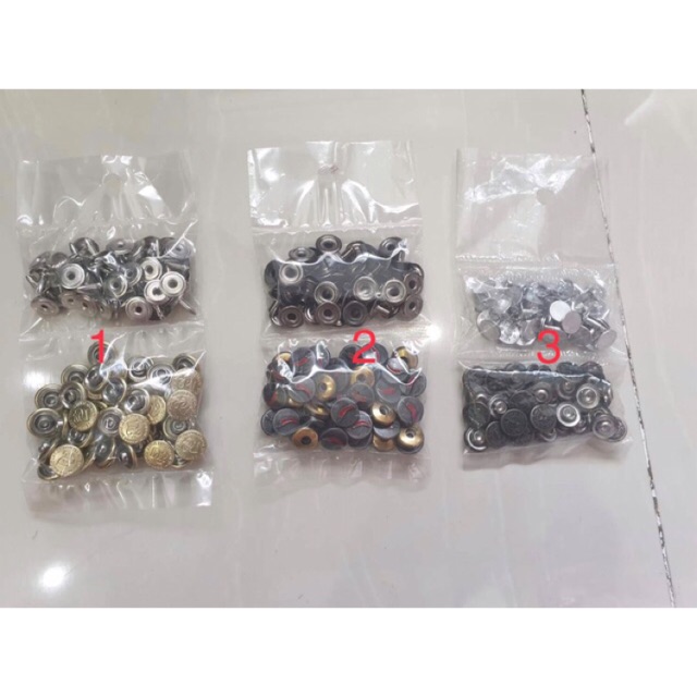 Nút đinh tán trang trí đồ jean, nón,...
