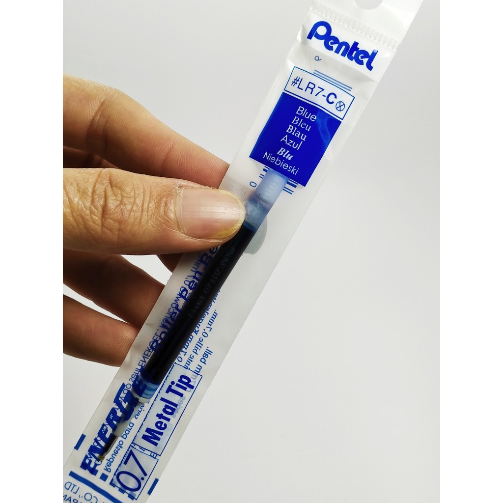 Ruột Bút Pentel Energel Nét 0.5/ 0.7/ 1.0mm Các màu Xanh/ Đỏ/ Đen- Chính Hãng