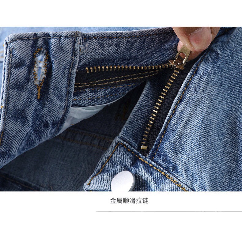 Quần jean nữ , baggy ống suông đứng TX-01 hottreed 2021