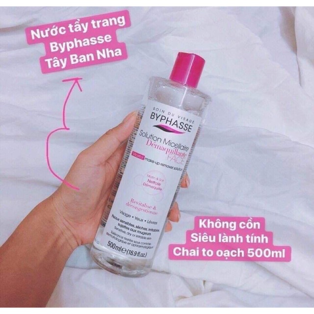 tẩy trang byphasse to chà bá 500ml