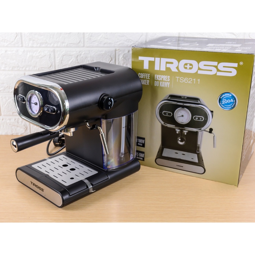 Máy Pha Cà Phê Espresso Tiross TS6211 - Hàng Chính Hãng