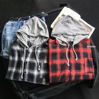 [Yeah1Shop]- Áo sơ mi Flannel caro (M, L, XL)