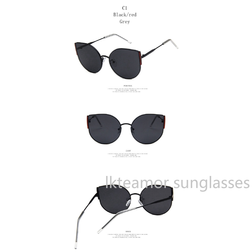 Kính mát mắt mèo nữ oversize chống tia UV400