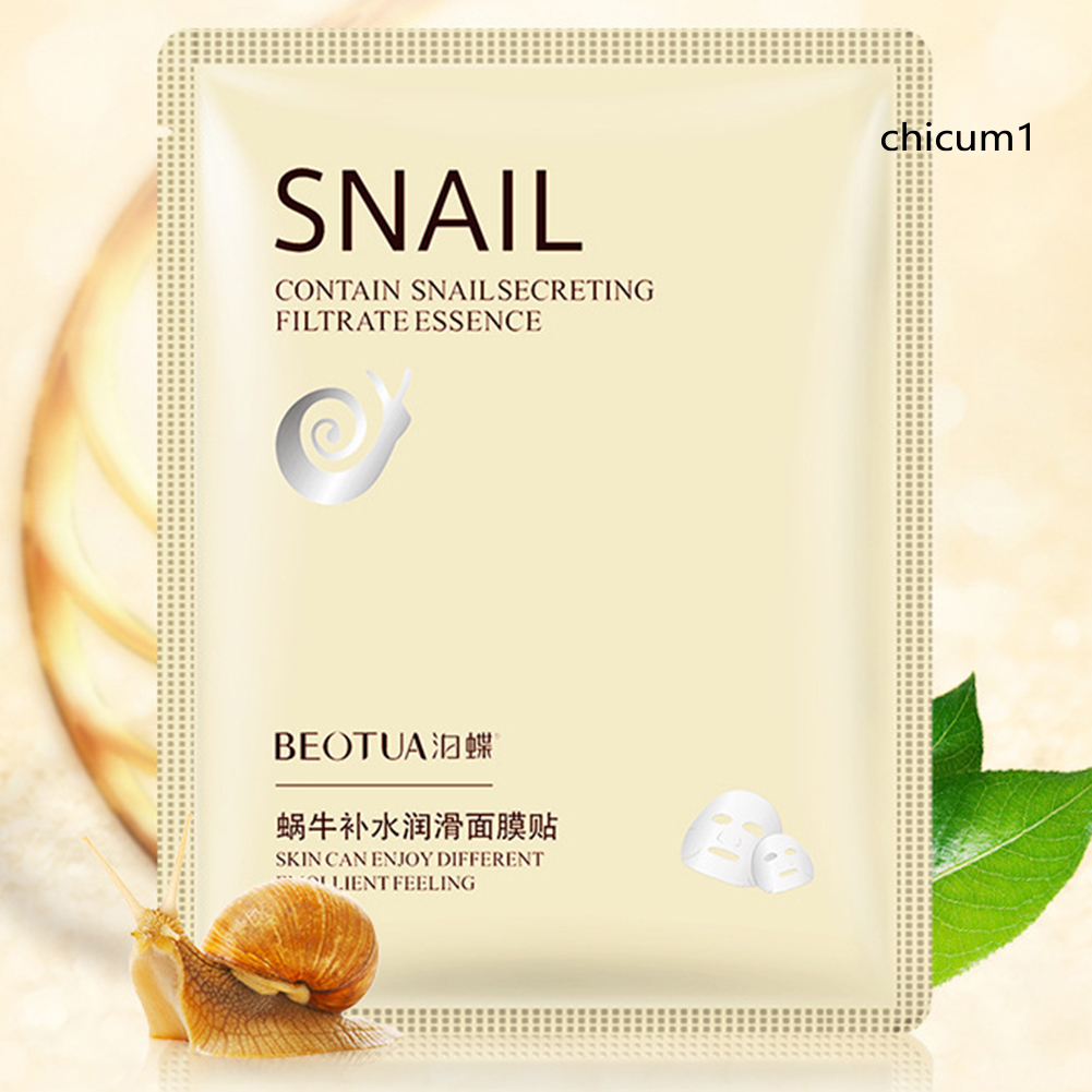 (Hàng Mới Về) Mặt Nạ Tinh Chất Ốc Sên Dưỡng Ẩm Kiểm Soát Dầu Chống Lão Hóa