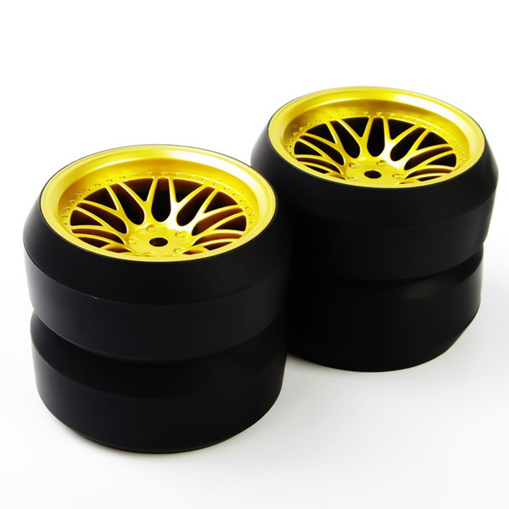 Bộ 4 bánh xe đồ chơi cho xe đua HSP HPI RC tỷ lệ 1:10