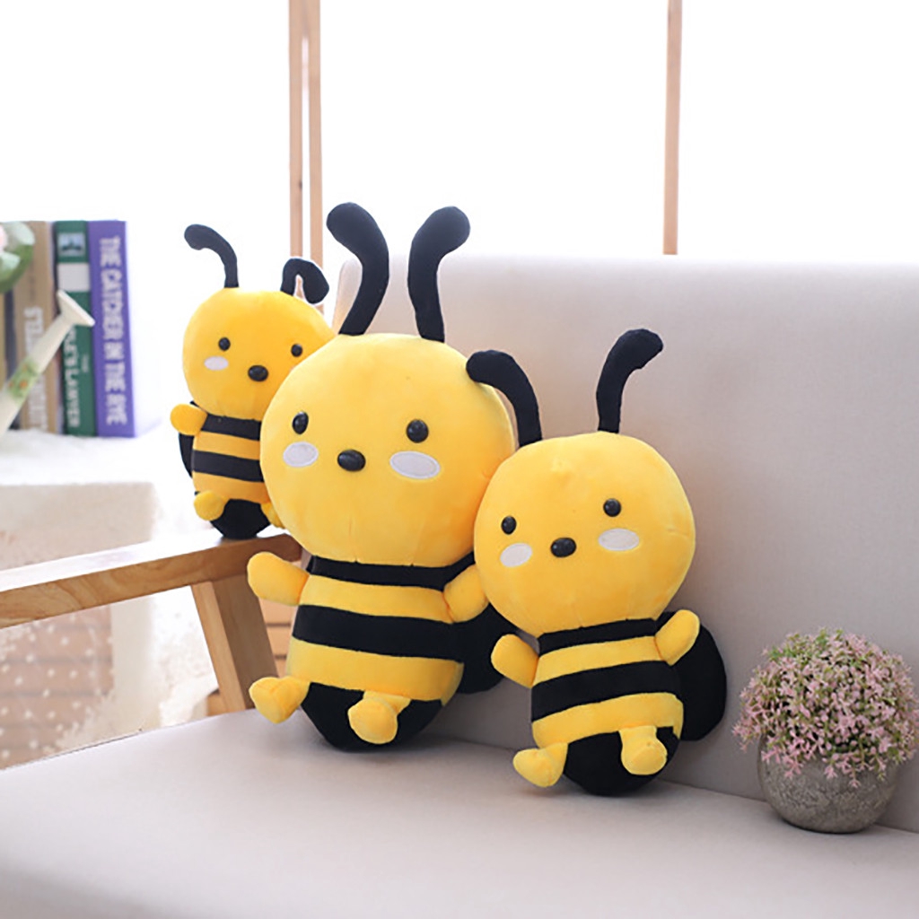【COD】😺Soft Little Bee Animal Doll Stuffed Plush Toy Home Party Wedding Kid Gift