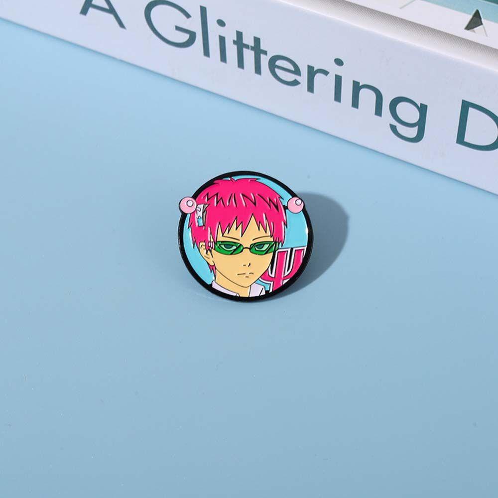 Huy Hiệu Cài Áo Hình Nhân Vật Hoạt Hình VANES1 Saiki Kusuo