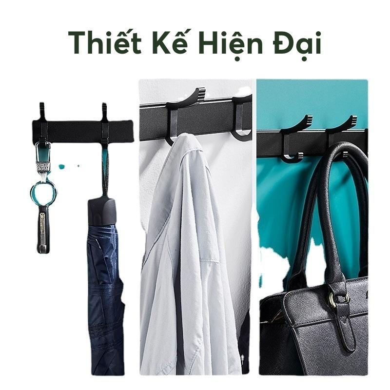 Thanh Treo Quần Áo Dán Tường(Không Khoan Tường).Móc Treo Đồ,Khăn Tắm Sơn Tĩnh Điện Cao Cấp