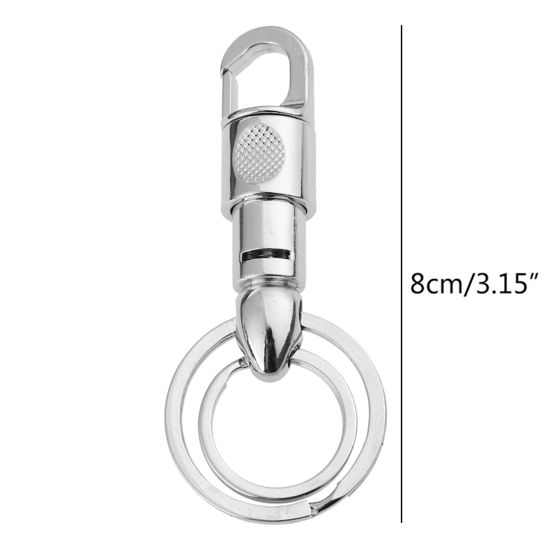 Móc Khóa Bằng Thép Không Gỉ Bền Bỉ Cổ Điển