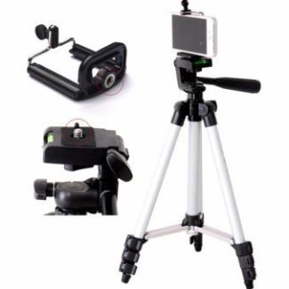 Giá đỡ 3 chân, máy chụp ảnh Tripod TF-3110 + Miếng kẹp điện thoại