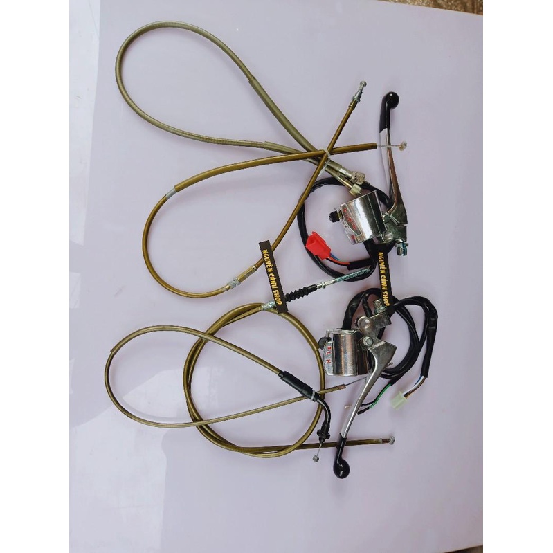 Cùm công tắc xe 67 full dây gắn