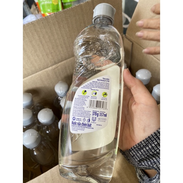 NƯỚC RỬA CHÉN SUNLIGHT THIÊN NHIÊN 375ml  nsx 2022 hsd 3 năm sau