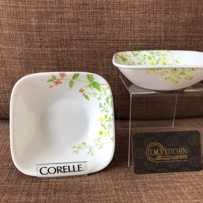 Tô Vuông nhỏ Thủy Tinh Mỹ Provence Garden Corelle 2310-PVG-LP 300ml