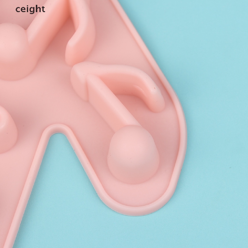 Khuôn Silicone Làm Bánh Hình Nốt Nhạc DIY