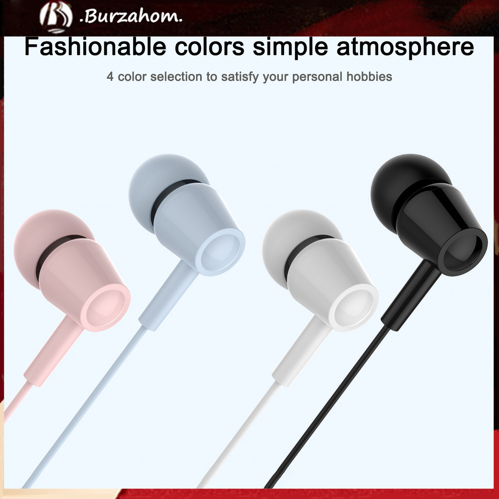 Tai Nghe Nhét Tai Jack 3.5mm Âm Thanh Siêu Trầm Có Micro Tiện Dụng