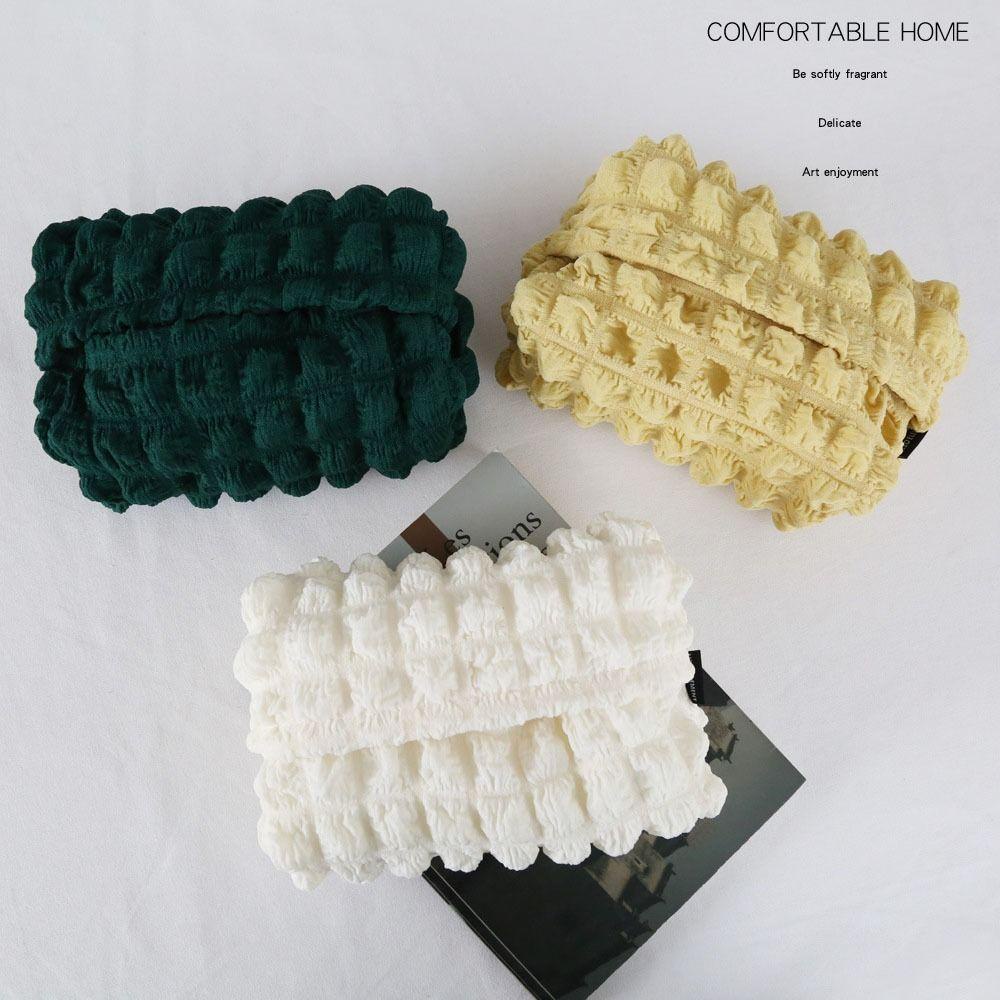 YIYU 1 Túi Đựng Khăn Giấy Bằng Polyester Hình Bông Kem Cho Xe Hơi / Nhà Ở Giá Đỡ