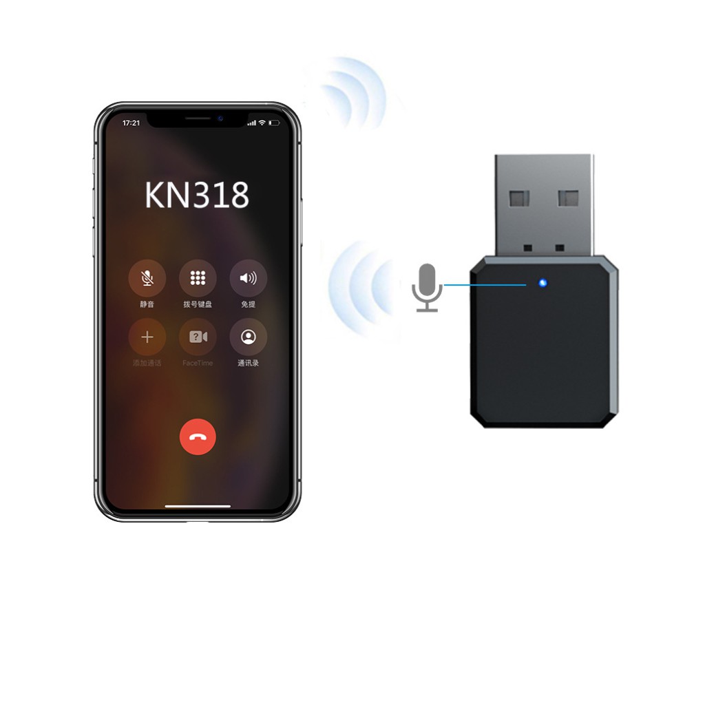 USB Bluetooth 5.0 cho PC - USB Bluetooth Máy tính kết nối 20m V5.0