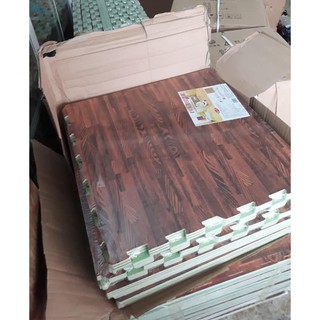 [NHẬP TOY30K] Thảm xốp vân gỗ 1 bộ 6 miếng 60x60cm (Thảm xốp lót nhà trải sàn)