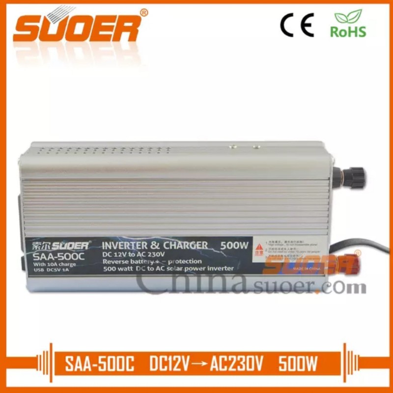 Máy kich điện 500W có sạc 10A - SAA-500C