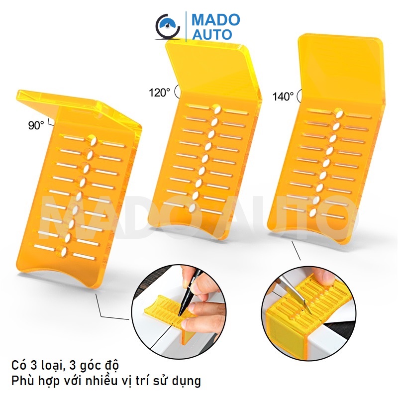 Dụng cụ hỗ trợ đo kích thước thiết kế, cắt Decal trang trí, dán xe ô tô MADO AUTO F55