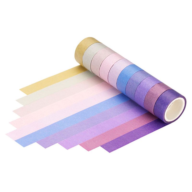 60 Cuộn Băng Dính Nhiều Màu Dùng Làm Thẻ Scrapbook