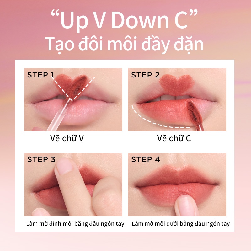 【COLORKEY】Son Môi Colorkey Lip Mousse Lip Mud Màu Nhung Mờ Xinh Xắn 2g