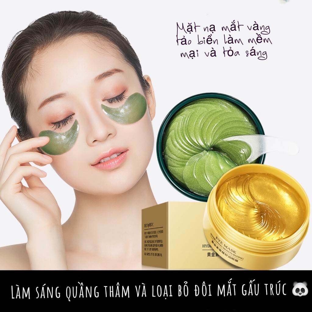 Hộp 60 miếng mask mắt BIOAQUA làm giảm thâm quầng mắt