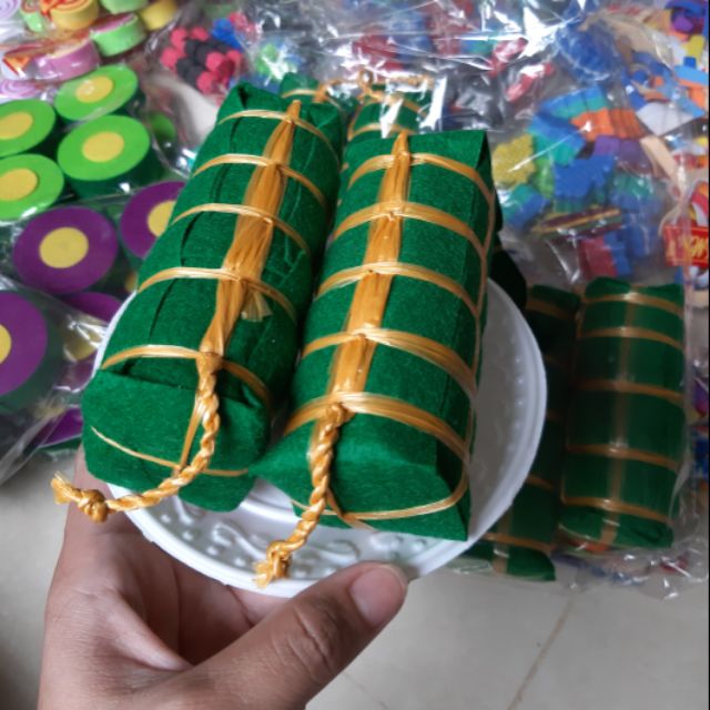 2 Bánh tét - Đồ dùng Mầm non