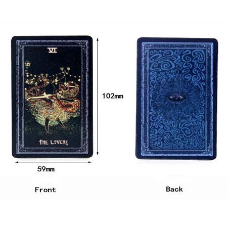 Bộ Bài Tarot Mạ Bạc Kiểu Dáng Độc Đáo Sáng Tạo