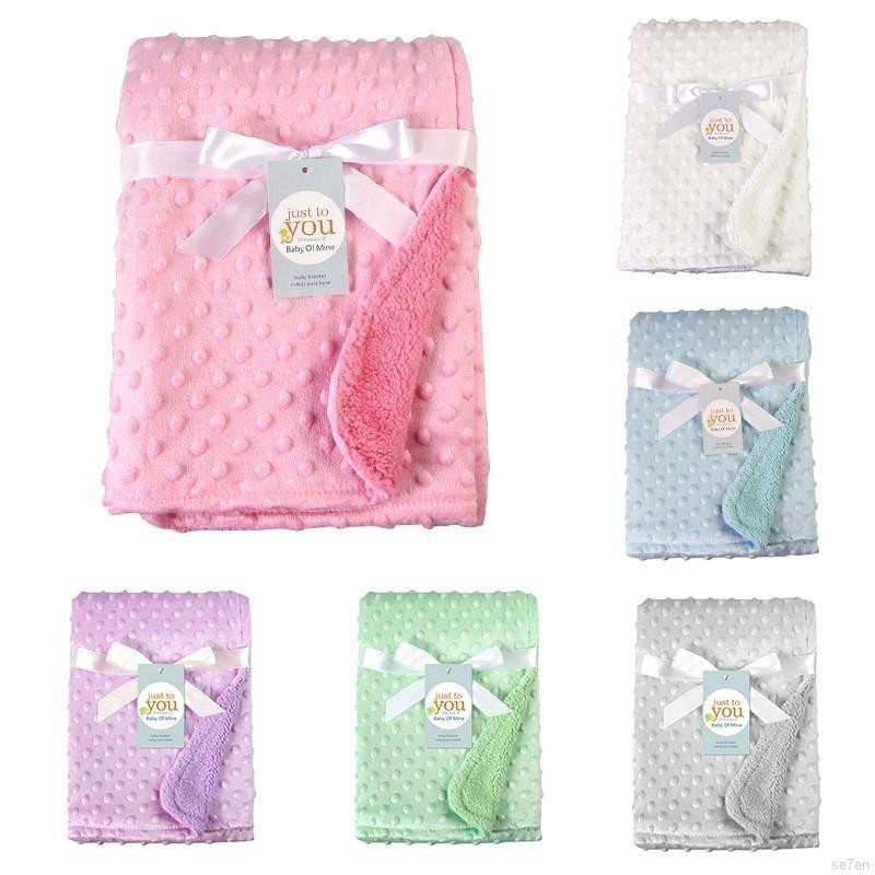 Chăn len cừu 2 lớp giữ ấm cho bé 76 * 102