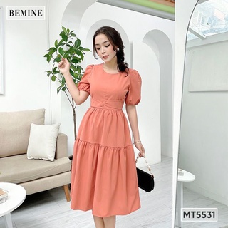 Đầm eo thắt chéo tùng xòe BEMINE MT5531