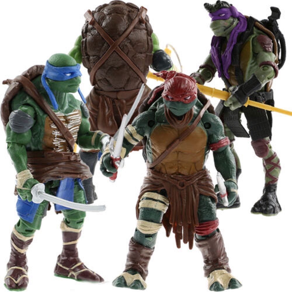Set 4 Mô Hình Nhân Vật Ninja Rùa Ngộ Nghĩnh