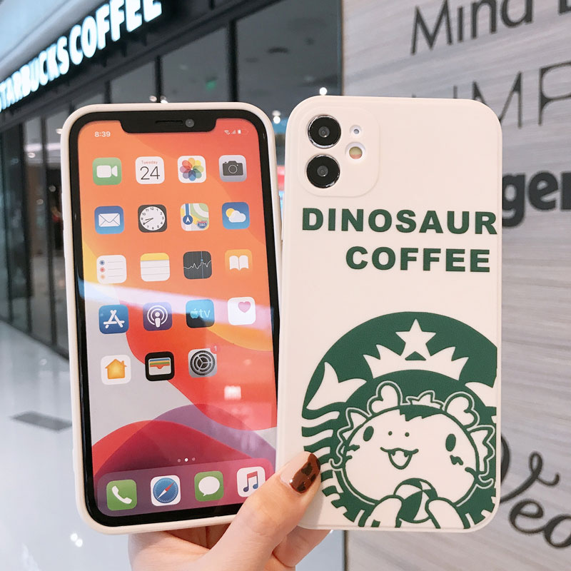 iPhone Case Casing Dinosaur Chick For iPhone 11 12 Pro Promax  6 6s 7 8 Plus X XS XR XSMAX Anti-fall Soft Case Cover AISMALLNUT