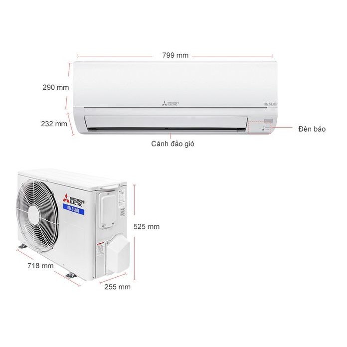 Máy lạnh Mitsubishi Electric 1.5 Hp MS-HP35VF (Miễn phí giao tại HCM-ngoài tỉnh liên hệ shop)