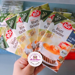 Gelatine Lá Hữu Cơ Ruf 12 Lá