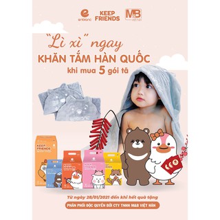 Tã/Bỉm Dán NỘI ĐỊA ENBLANC KEEP FRIEND S40/M32/L28/XL24