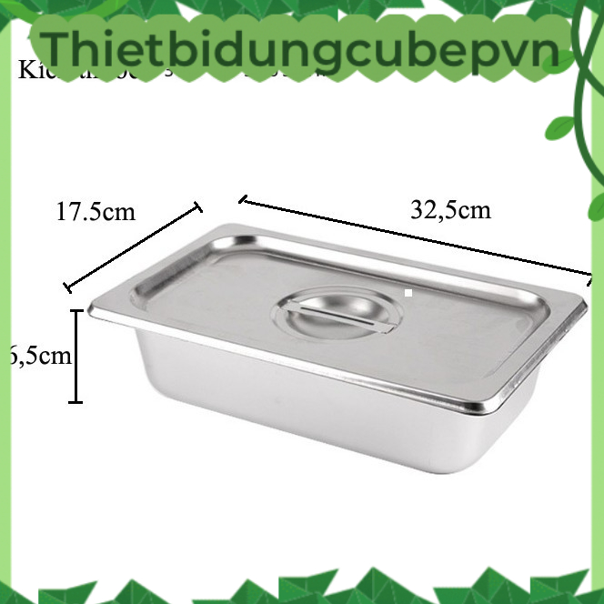 Khay GN 1/3 Đựng Thạch Topping Đựng Thực Phẩm Đựng Pate