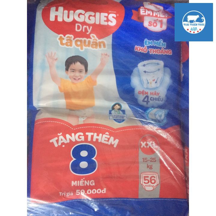 Tã Quần Huggies Đủ size M74 - L68 - XL62 - XXL56