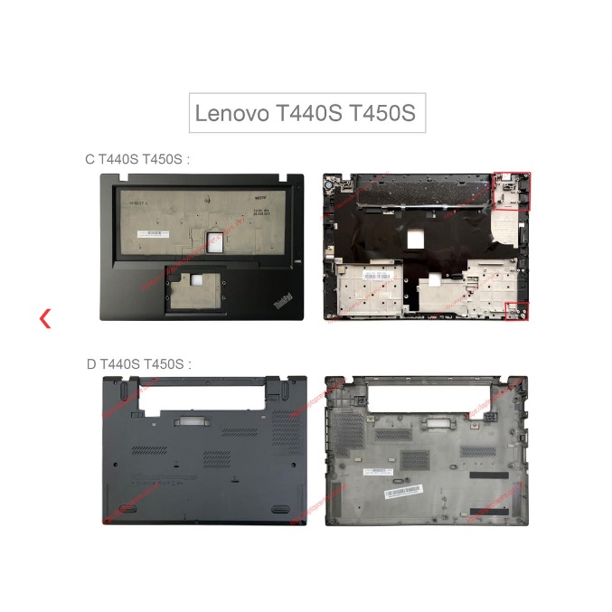 Thay vỏ laptop Lenovo Thinkpad T440S T450S