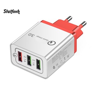 Cốc Sạc Nhanh Qc 3.0 3 Cổng Usb