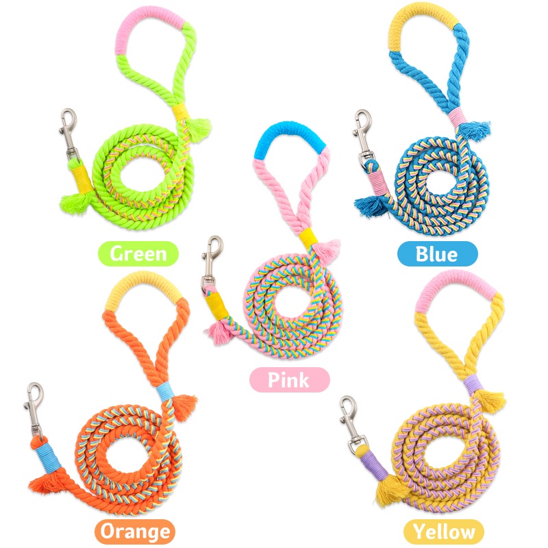 HamshMoc Dây Dắt Thú Cưng Đi Dạo Làm Bằng Tay Chất Liệu Cotton Thoải Mái