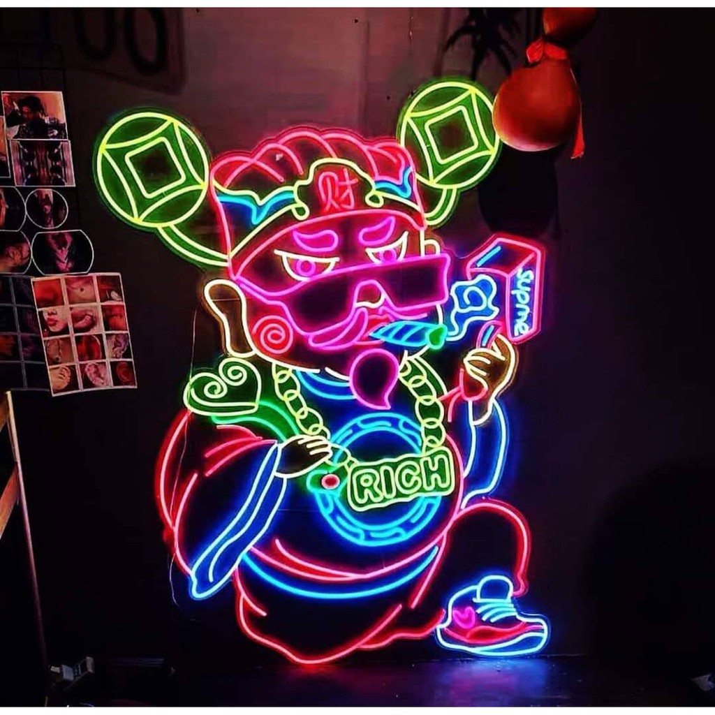 Dây Đèn Led NEON Dạ Quang [Bán lẻ 1 mét]