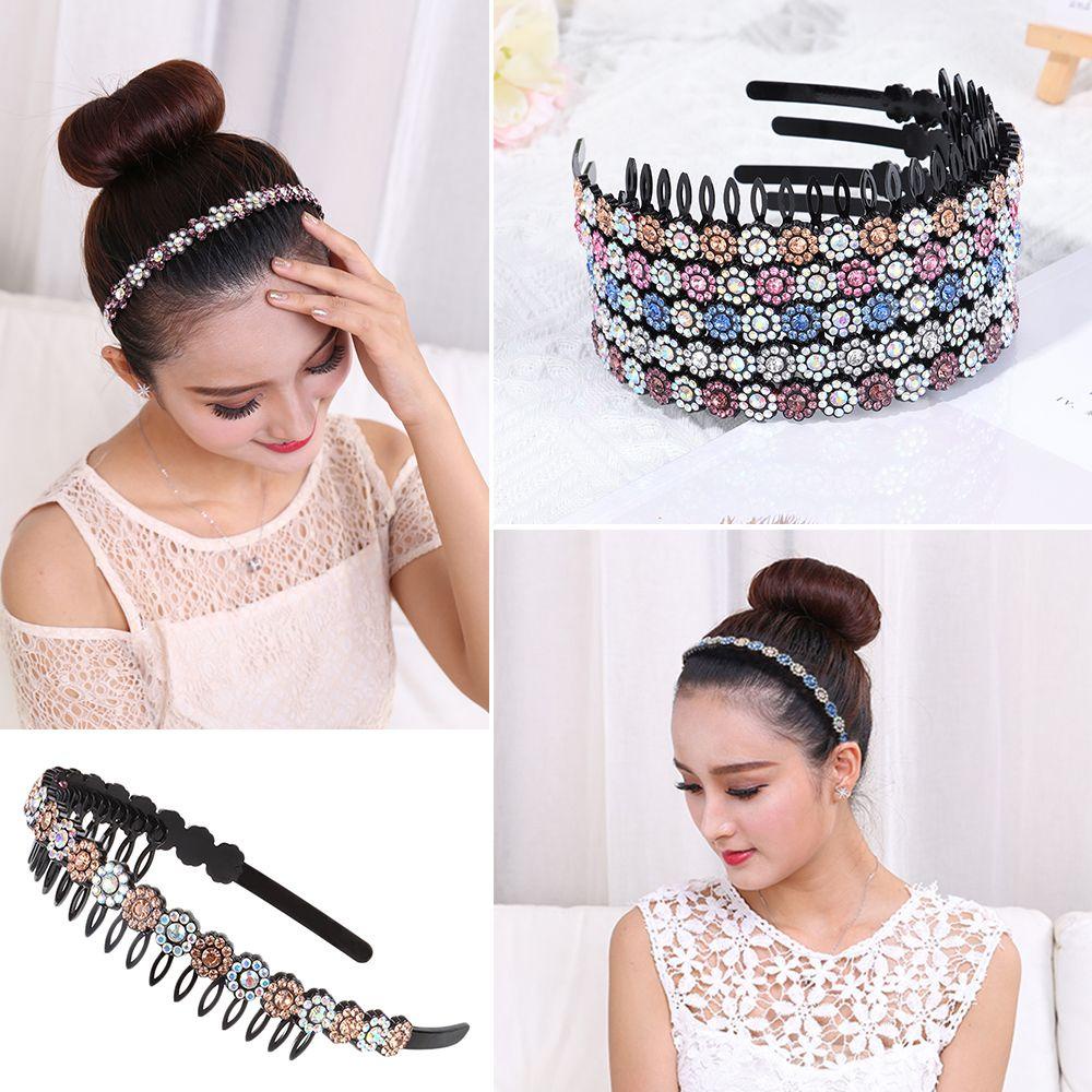 Băng Đô Cài Tóc Chống Trượt Hình Hoa Xinh Xắn