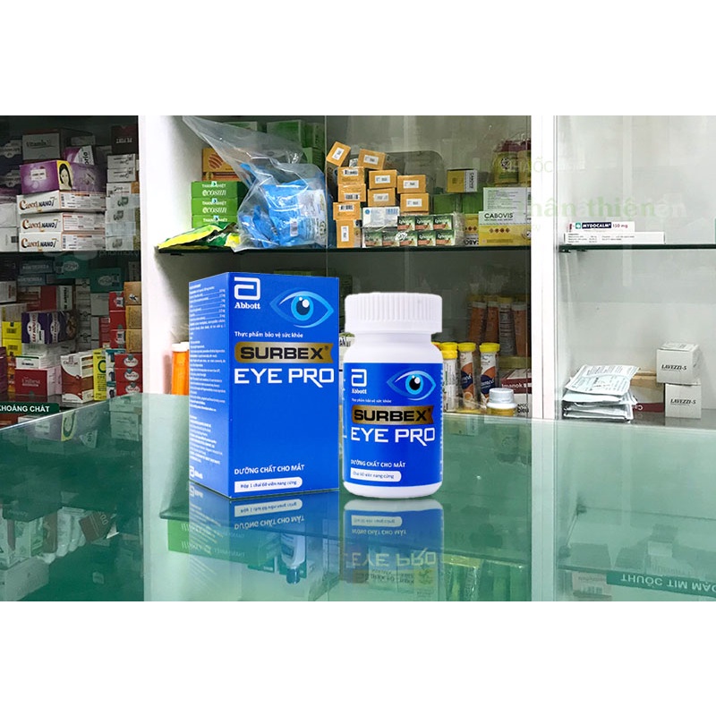 Surbex Eye Pro- Hỗ trợ bảo vệ mắt và hỗ trợ cải thiện thị lực, hỗ trợ giảm mỏi mắt