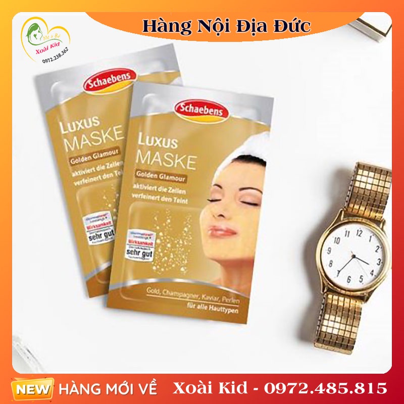 [auth] Mặt nạ vàng non dưỡng sáng Schaeben Đức [Hot]