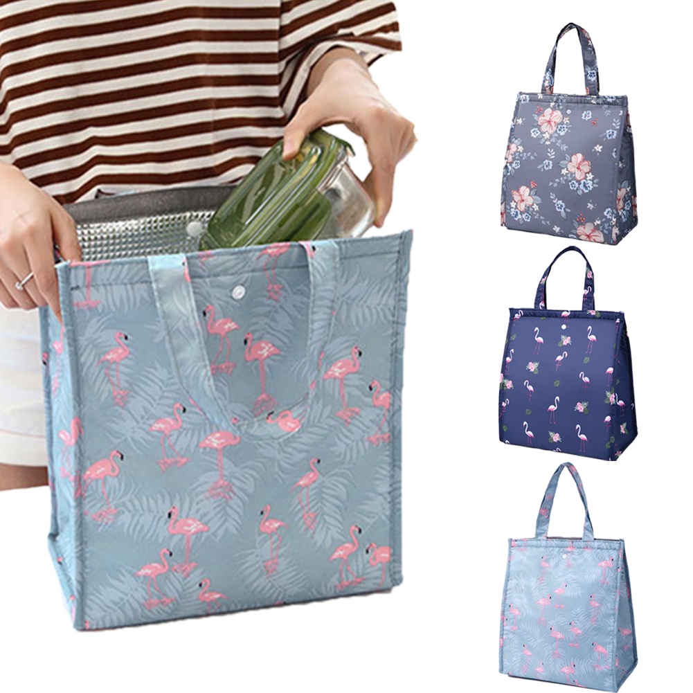 Túi đựng đồ ăn trưa giữ nhiệt sức chứa lớn tiện lợi cho người lớn và trẻ em