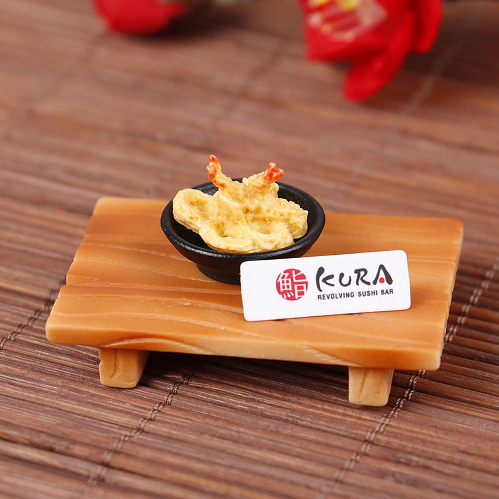 Bộ đồ chơi hộp đựng sushi đồ ăn Nhật Bản nhỏ xinh dễ thương trang trí nhà búp bê