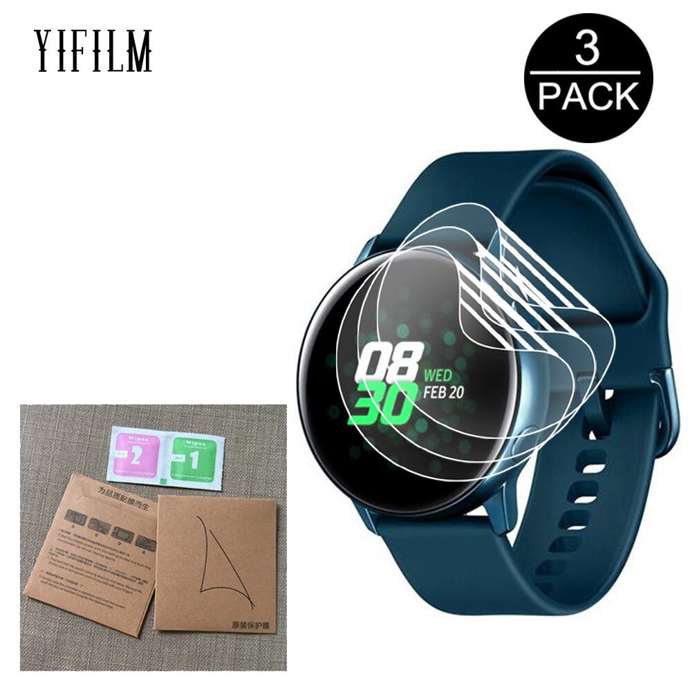 YIFILM Miếng Dán Màn Hình Hd Tpu Nano 5h Chống Nổ Cho Đồng Hồ Thông Minh Samsung Galaxy Watch Active2 Active 2 40mm 44mm