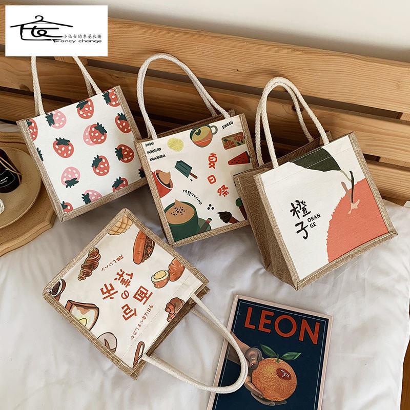 Túi Đựng Hộp Cơm Trưa Cầm Tay Chống Nước Dễ Thương Cho Nữ